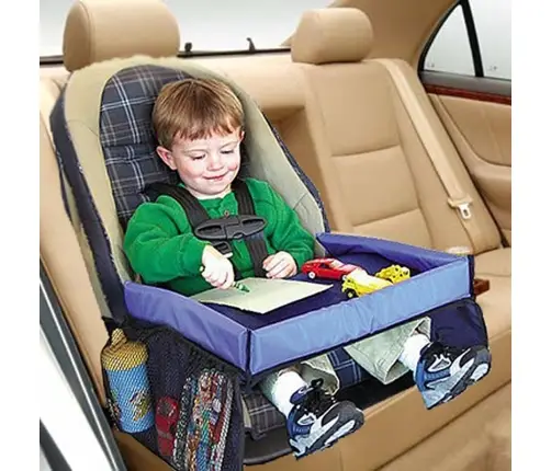 Ūdensnecaurlaidīgs auto sēdekļa galds melns