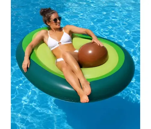 Piepūšamais peldēšanas matracis ar avokado bumbu ar sēklām 150cm XL
