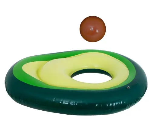 Piepūšamais peldēšanas matracis ar avokado bumbu ar sēklām 150cm XL