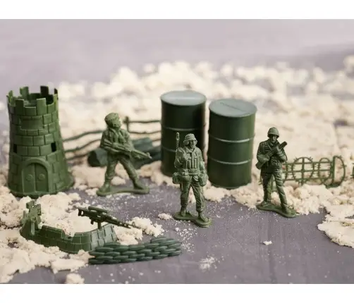 Karavīru militāro pamatņu figūru komplekts 114el.