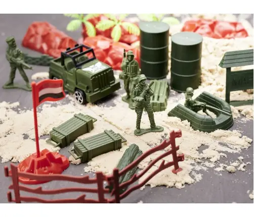 Karavīru militāro pamatņu figūru komplekts 307el.