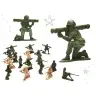 Karavīru militāro pamatņu figūru komplekts 307el.
