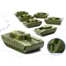 Karavīru militāro pamatņu figūru komplekts 307el.