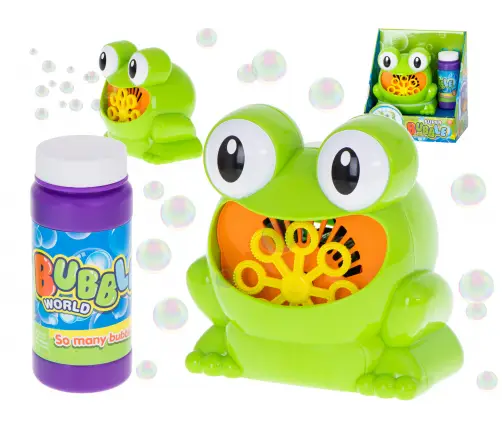 Ziepju burbuļu mašīna varde varde varde