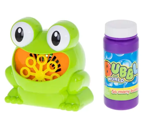 Ziepju burbuļu mašīna varde varde varde