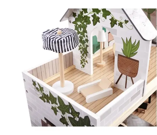 LULILO koka leļļu māja FLORO boho LED