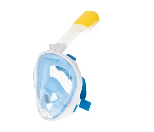 Pilna saliekamā snorkelēšanas maska L/XL zila