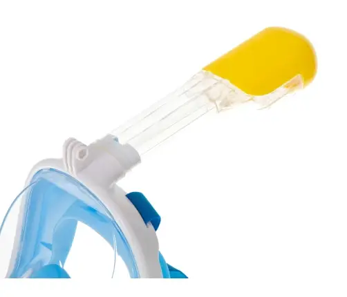 Pilna saliekamā snorkelēšanas maska L/XL zila