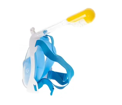 Pilna saliekamā snorkelēšanas maska L/XL zila