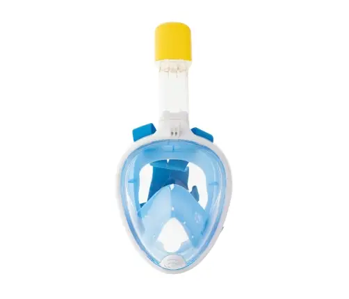 Pilna saliekamā snorkelēšanas maska L/XL zila