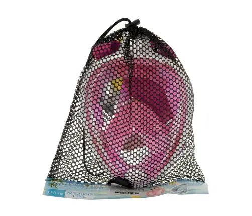 Pilnībā salokāma snorkelēšanas maska S/M rozā krāsā