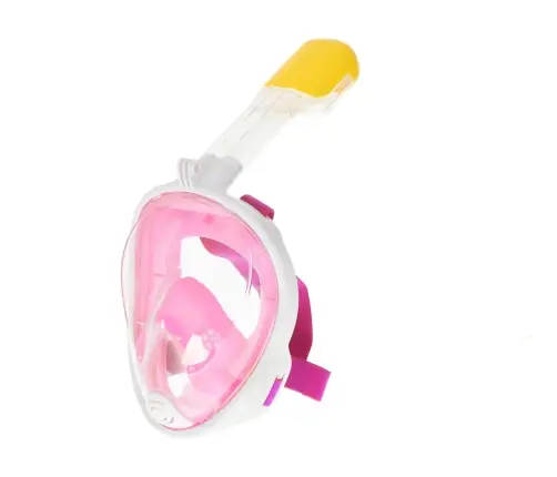 Pilnībā salokāma snorkelēšanas maska S/M rozā krāsā