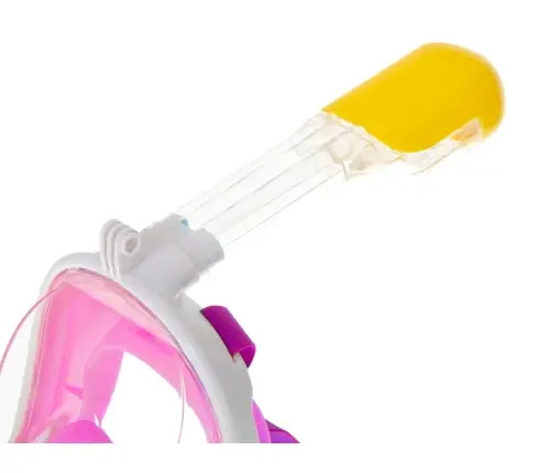 Pilnībā salokāma snorkelēšanas maska S/M rozā krāsā