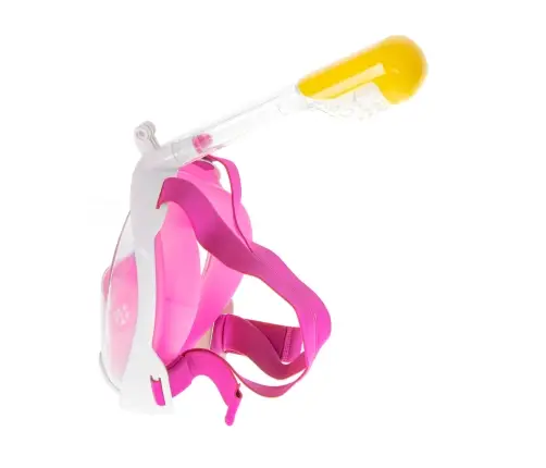 Pilnībā salokāma snorkelēšanas maska S/M rozā krāsā