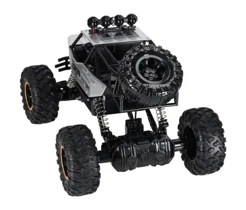 RC auto Rock Crawler 1:12 4WD METAL sudraba krāsā