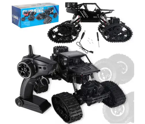 RC Rock Crawler 4x4 LHC012 auto 2in1 melns