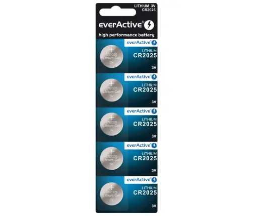 Bateria everActive litowa CR2025 blister 5szt.