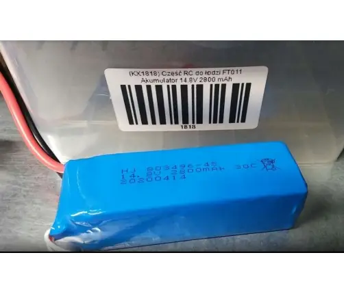 RC laivas daļa FT011 Akumulators 14.8V 2800 mAh