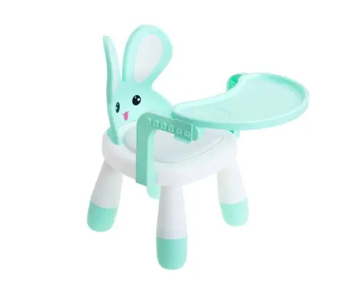 Barošanas un spēļu galda krēsls piparmētra