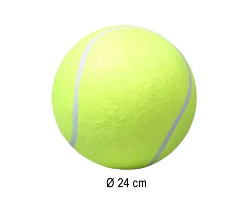 Milzu tenisa bumbiņa XXL 24cm suņu rotaļlieta
