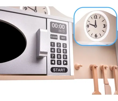 LULILO Bērnu koka virtuve MDF KUKETO + piederumi