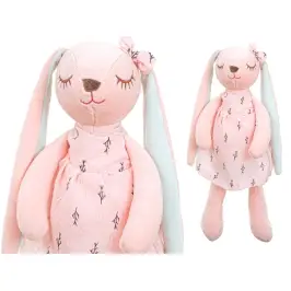 Plīša trušu talismans rozā 35cm