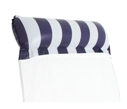 Piepūšamais matracis peldēšanas krēsls 120x70cm tumši zils