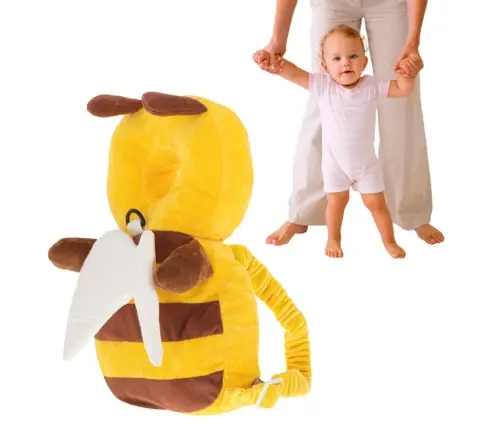Drošības mugursoma, lai mācītos staigāt maz bišu