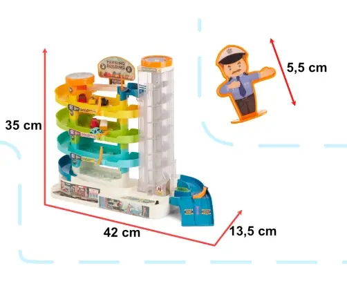 Autostāvvieta 4 līmeņu elektriskais lifts + 6 automašīnas