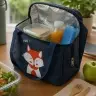 Izolēts termisks maisiņš brokastu pusdienas fox orange