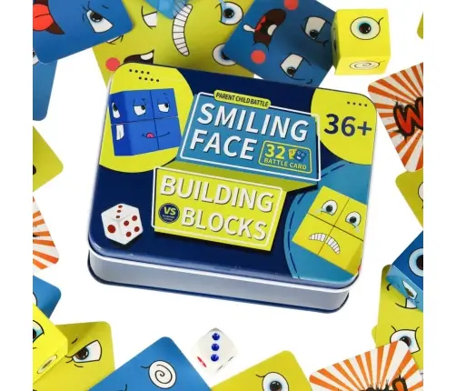 Radošie bloki izaicinājums mainīt seju bundžā