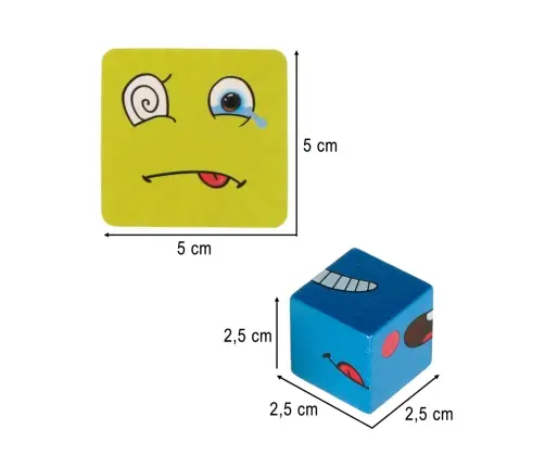 Radošie bloki izaicinājums mainīt seju bundžā