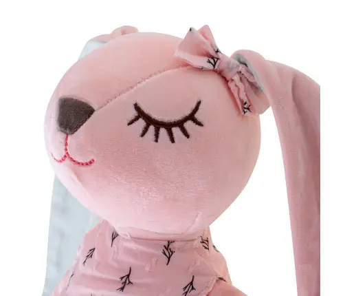 Plīša trušu talismans rozā 52cm