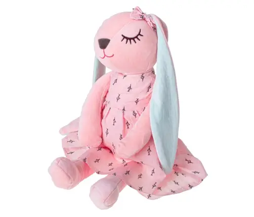 Plīša trušu talismans rozā 52cm