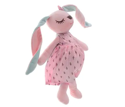 Plīša trušu talismans rozā 52cm