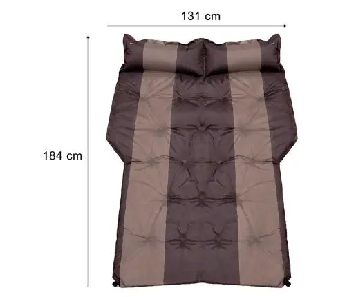 Piepūšamais matracis auto gulta 180x120cm melns