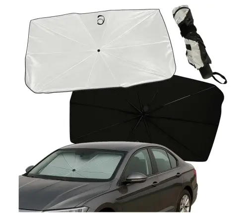 Saulessargs automašīnas vējstikla lietussargs 65x110cm