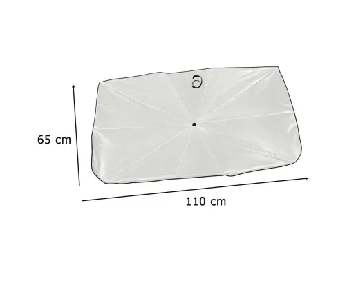 Saulessargs automašīnas vējstikla lietussargs 65x110cm
