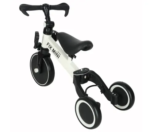 Trike Fix Mini distanču trīsritenis 3in1 ar pedāļiem balts
