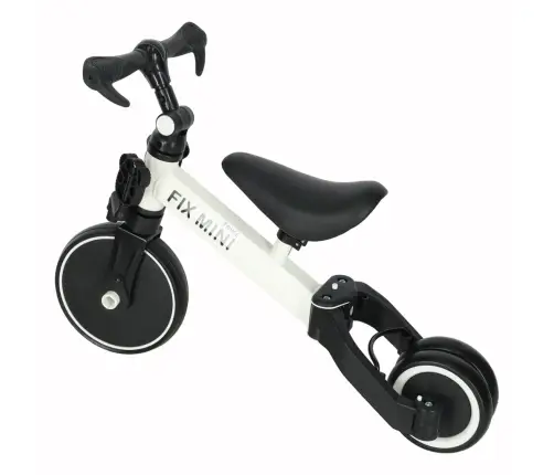 Trike Fix Mini distanču trīsritenis 3in1 ar pedāļiem balts