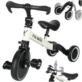 Trike Fix Mini distanču trīsritenis 3in1 ar pedāļiem balts Trike Fix Mini distanču trīsritenis 3in1 ar pedāļiem balts
