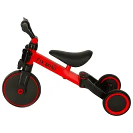 Trike Fix Mini distanču trīsritenis 3in1 ar pedāļiem sarkans