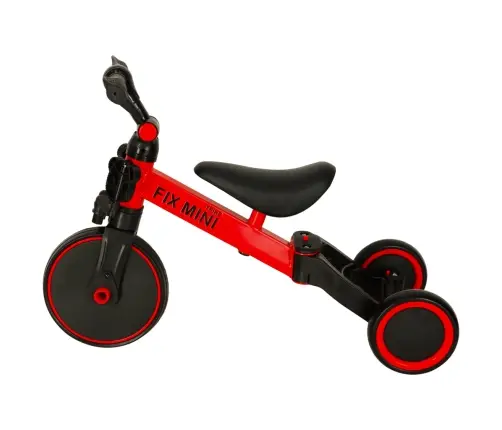 Trike Fix Mini distanču trīsritenis 3in1 ar pedāļiem sarkans