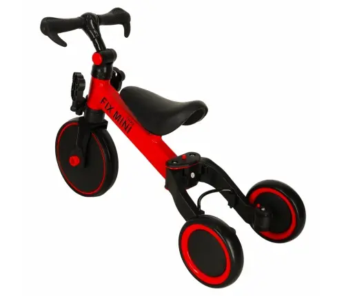 Trike Fix Mini distanču trīsritenis 3in1 ar pedāļiem sarkans