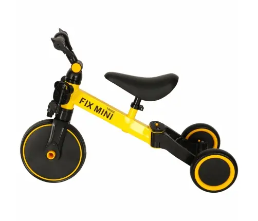 Trike Fix Mini distanču trīsritenis 3in1 ar pedāļiem dzeltens