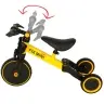 Trike Fix Mini distanču trīsritenis 3in1 ar pedāļiem dzeltens