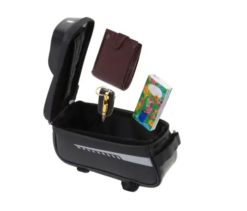 Velosipēda somas pannier ūdensnecaurlaidīgs tālruņa turētājs