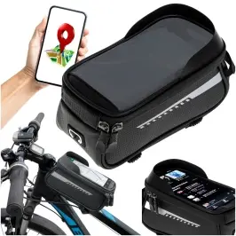Velosipēda somas pannier ūdensnecaurlaidīgs tālruņa turētājs