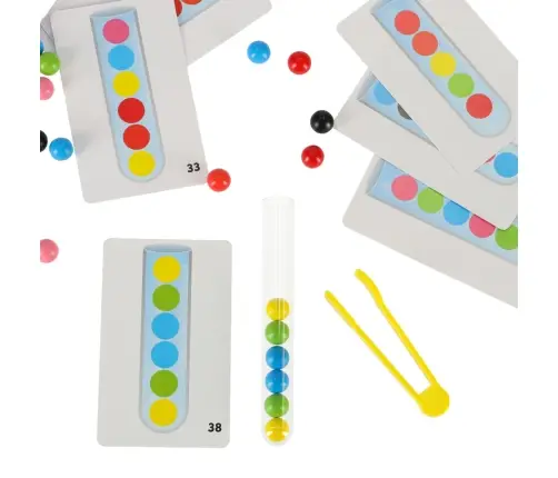 Izglītojoša mozaīka krāsains montessori bumbiņas