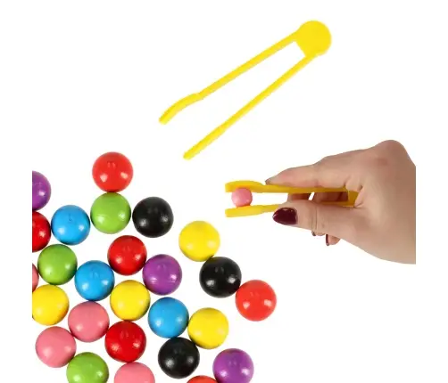 Izglītojoša mozaīka krāsains montessori bumbiņas